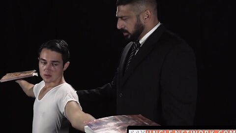 SayUncleNetwork.com - Buff Mormon raw barebacks young man hard and rough