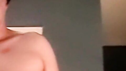 Gay amateur enjoys his free time by masturbating hard