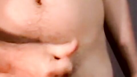 Gay amateur enjoys his free time by masturbating hard