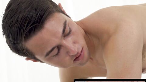 SayUncleNetwork.com - Horny twink sucked and drilled rough by muscular gay