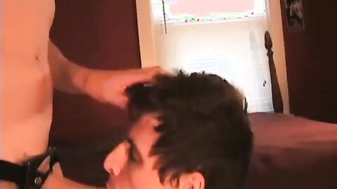FuckingStraightBoys.com - Straight dude enjoys pegging in mmf group sex
