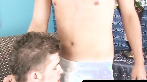 OTBXXX.com - Young Latino enjoys hard anal bang with his boyfriend until cum eruption