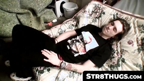 Str8Thugs.com - Gorgeous Sean Johansen's live cam show with a focus on his hard dick