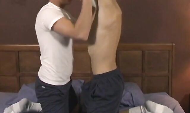 Kinky teen Tyler Bradley ass ravaged by his thick cock buddy