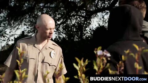 BuddiesNextDoor.com - Jordan and Justin tag-team Lucas's sweet ass in an intense fuck