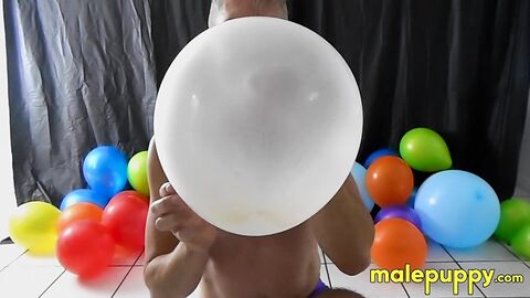 It's time for a special balloon party with horny and hung daddy Richard Lennox