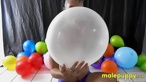 It's time for a special balloon party with horny and hung daddy Richard Lennox
