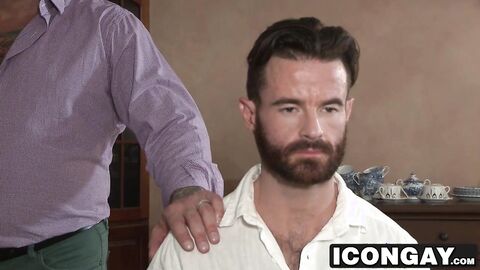 Gay daddies Brendan Patrick and Hugh Hunter fuck hard