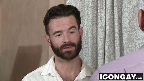 Gay daddies Brendan Patrick and Hugh Hunter fuck hard