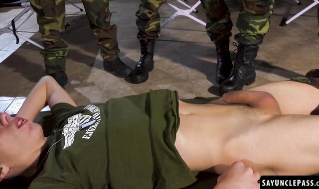 Sergeant Joris Leonard hates late and gives strict naughty discipline