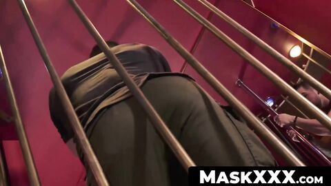 MaskXXX.com - Homo beauty Zack Lemec shows off hunk body in striptease with passion