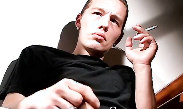 Euro smoker Jony is always ready for a hardcore cock stroking