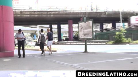 BreedingLatino.com - Young Latino sprays cum while riding big bare cock