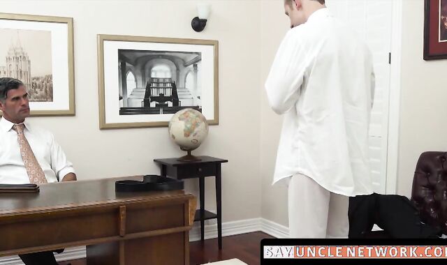 SayUncleNetwork.com - Mature Mormon raw fucks younger gay after blowjob
