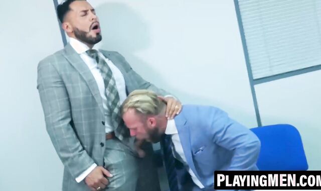 PlayingMen.com - Malek Tobias ass drilled and moaned from hunk Viktor Rom