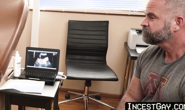 IncestGay.com - Handsome stepson's ass drilled and fingered raw by horny daddy