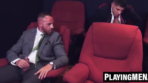 PlayingMen.com - Bastian Karim deeply missionary fucked by bearded Leo Rosso