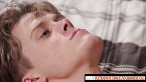 SayUncleNetwork.com - Stepson gives his hunk stepdad a blowjob before getting rammed