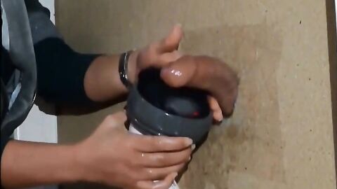 Glory Hole Amateur Takes on Big Cocks