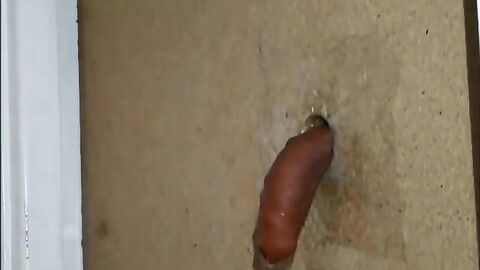 Glory Hole Amateur Takes on Big Cocks