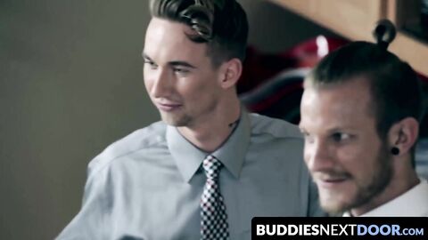 BuddiesNextDoor.com - High-stakes poker turns into a heated and explicit fuck fest fo