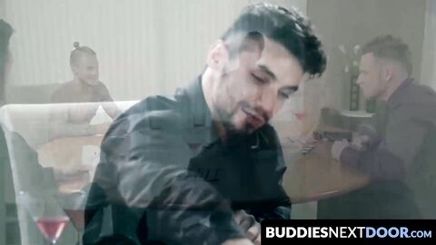 BuddiesNextDoor.com - High-stakes poker turns into a heated and explicit fuck fest fo