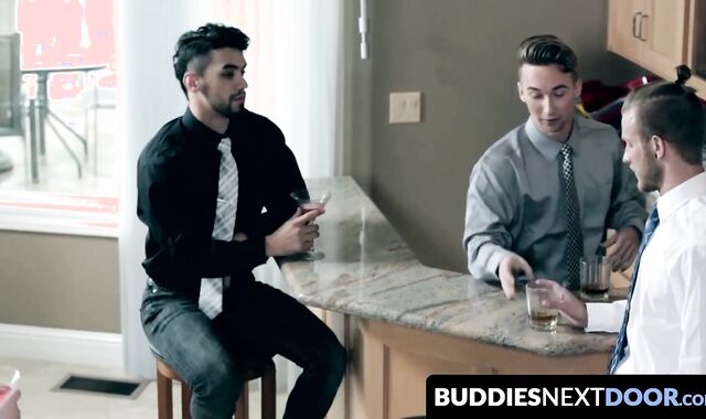 BuddiesNextDoor.com - High-stakes poker turns into a heated and explicit fuck fest fo