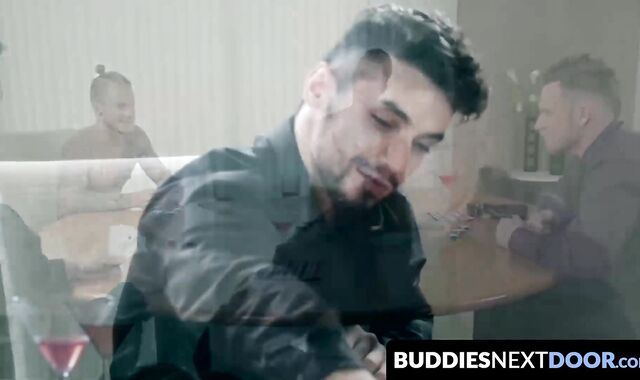 BuddiesNextDoor.com - High-stakes poker turns into a heated and explicit fuck fest fo