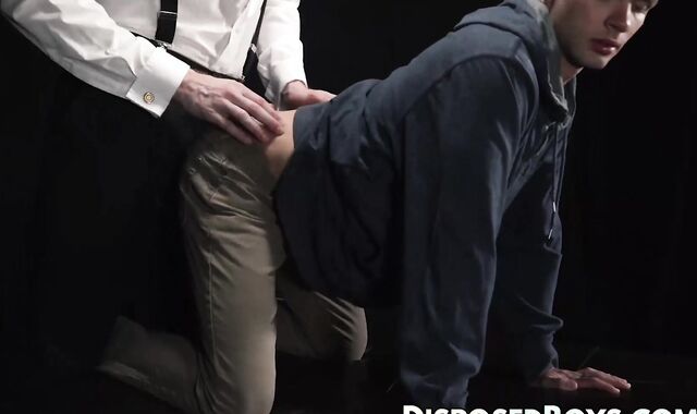 Master Legrand Wolf dildo fucked the tight asshole of athletic Logan Cross