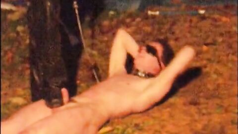 Obedient Soldier: Outdoor BDSM Spanking Session