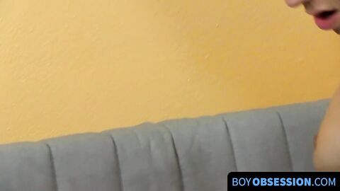 BoyObsession.com - Braden Klien's big purple dildo ass workout session