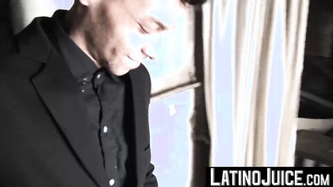 Cute boy Danny strips his clothes to gobble my friends throbbing cock until cumshot