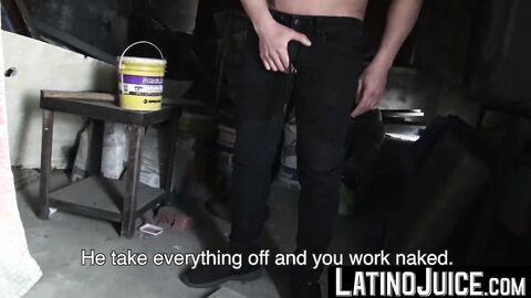 Cute boy Danny strips his clothes to gobble my friends throbbing cock until cumshot