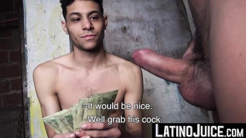 Cute boy Danny strips his clothes to gobble my friends throbbing cock until cumshot