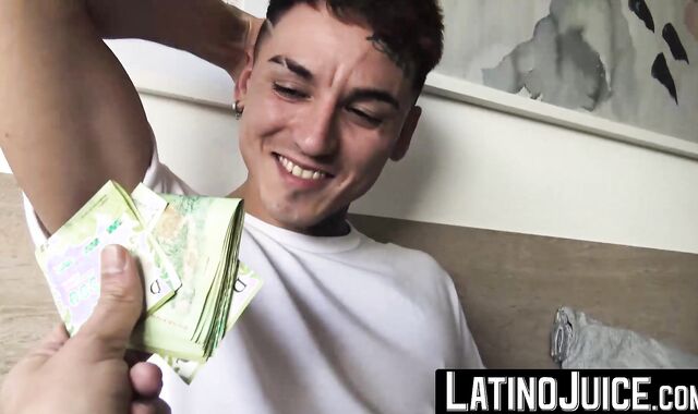 Nasty dudes Axel and Rodrigo strip their clothes to fuck each other for cash
