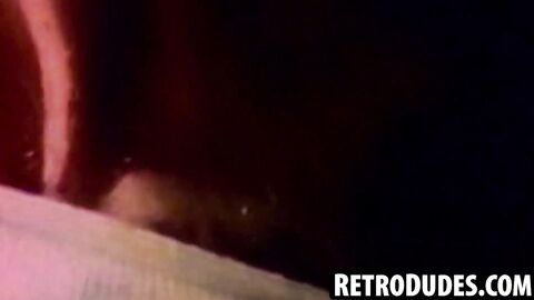 RetroDudes.com - Lean mustached Anthony Lee takes a hard oral and anal hammering