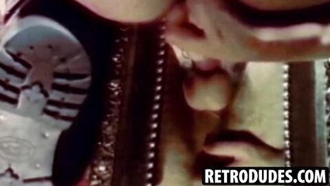RetroDudes.com - Lean mustached Anthony Lee takes a hard oral and anal hammering