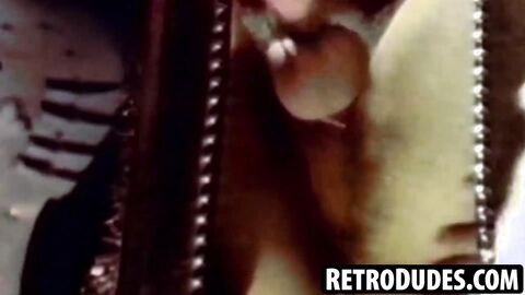 RetroDudes.com - Lean mustached Anthony Lee takes a hard oral and anal hammering