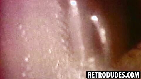 RetroDudes.com - Retro hottie Michael Zen enjoys a steamy cock sucking session