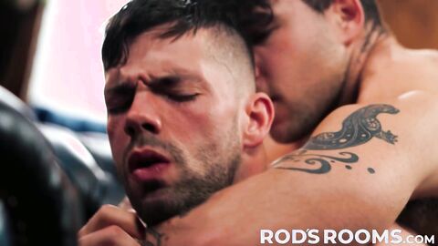 Curly haired Joseph went balls deep into inked Julian Brady