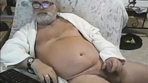 Bearded Daddy Stroking Solo
