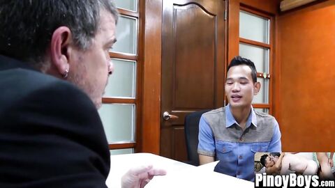 PinoyBoys.com - Sexy cute Asian Joshua offers his horny ass for a job