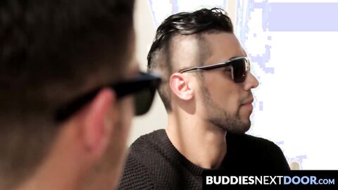 BuddiesNextDoor.com - Sexy big-dick hunks ram each other hard and suck dick in a feve