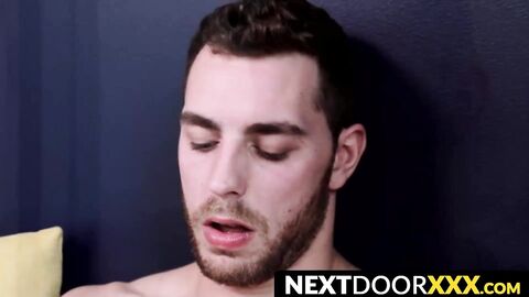 NextDoorXXX.com - Inked handsome Carter Woods masturbates in an intimate interview