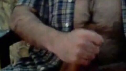 Bear Daddy Jerks Off, Shoots a Big Load