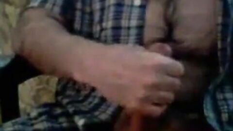 Bear Daddy Jerks Off, Shoots a Big Load