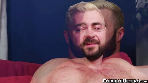 Hot messy loads from the hairy horny friends Derek Bolt and Kane Fox