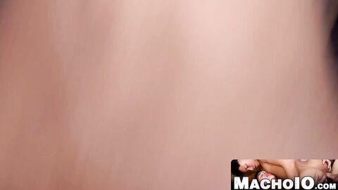 MachoIO.com - Latino homo pumps his big dick in tight ass and sprays cum