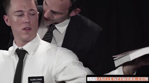 SayUncleNetwork.com - Kinky Mormon seduces dashing partner into deep bareback