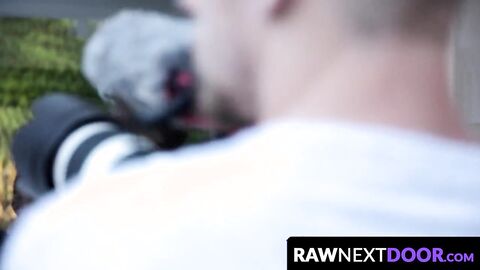 RawNextDoor.com - Travis Berkley fucks his online hookup Christian Bay with wild pass